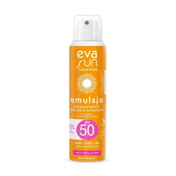 Eva Sun Sensitive, emulsja do opalania, skóra wrażliwa, SPF 50, 120ml