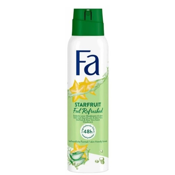 FA, dezodorant w sprayu, Starfruit Feel Refreshed, 150ml