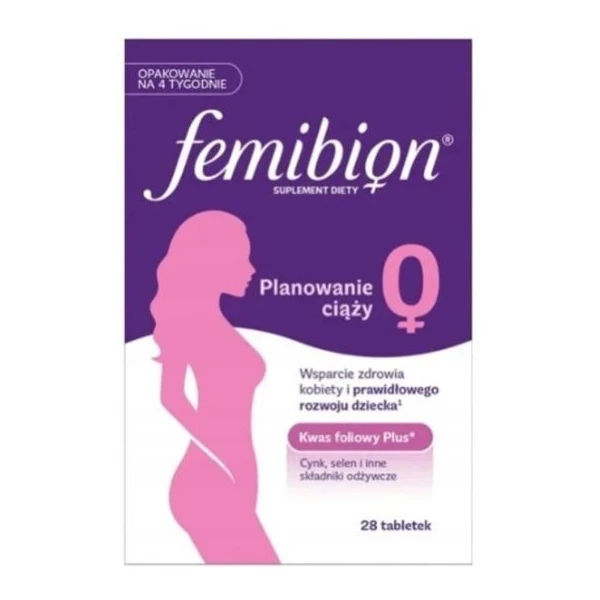 Femibion 0, Planowanie ciąży, 28 tabletek