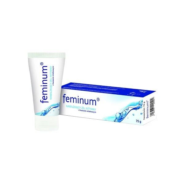 Feminum, żel intymny nawilżający z kwasem mlekowym, 75g