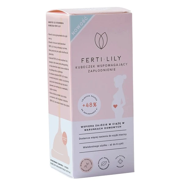 Ferti-Lily, kubeczek wspomagający zapłodnienie, 1 sztuka