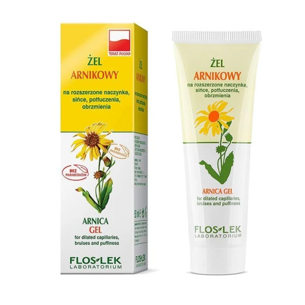 Flos-Lek Laboratorium, żel arnikowy na sińce, potłuczenia, obrzmienia, 50ml