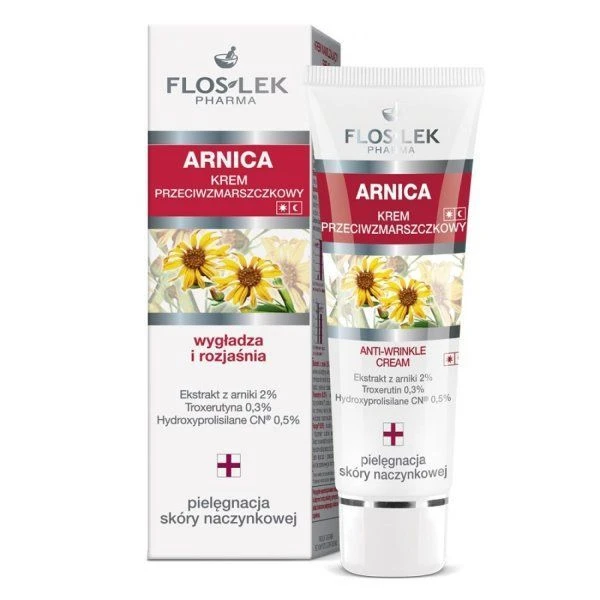 Flos-Lek Pharma, Arnica, krem przeciwzmarszczkowy, 50ml
