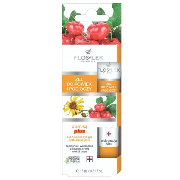 Flos-Lek Pharma, żel do powiek i pod oczy z arniką plus, 15ml