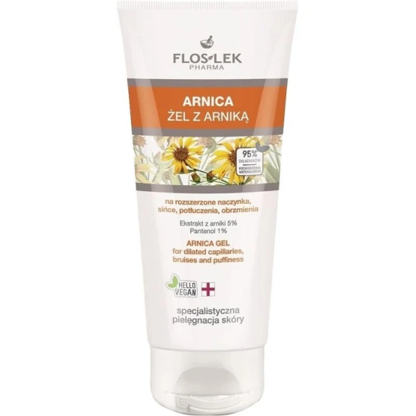 Flos-Lek Pharma, żel z arniką, na rozszerzone naczynka, sińce, potłuczenia i obrzmienia, 200ml
