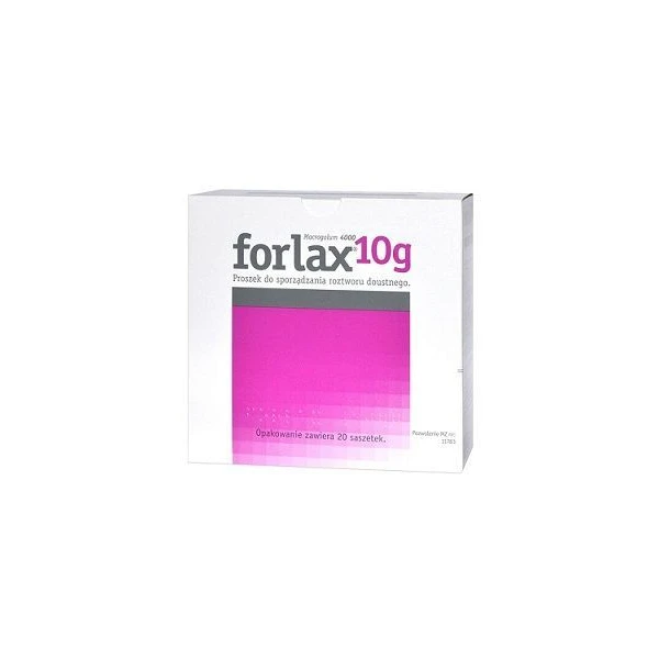 Forlax 10g, proszek do sporządzania roztworu, 20 saszetek