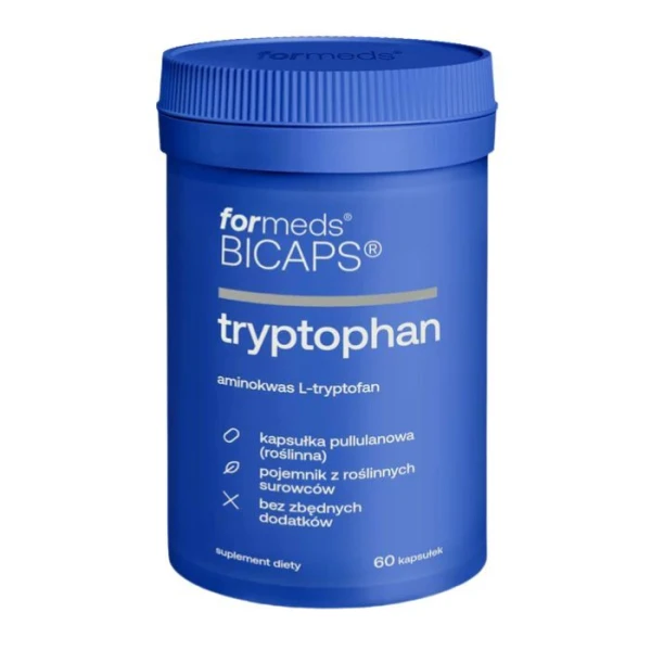 ForMeds Bicaps, Tryptophan, 60 kapsułek