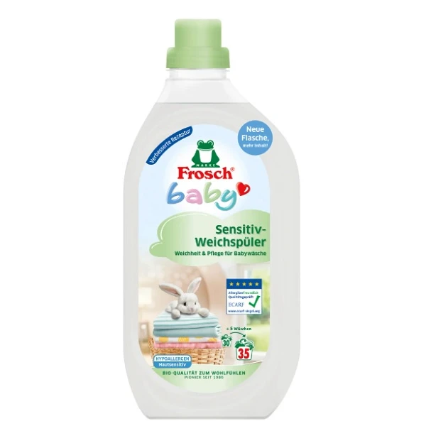 Frosch Baby, płyn do płukania ubranek dziecięcych, rumiankowy, hipoalergiczny, 875ml