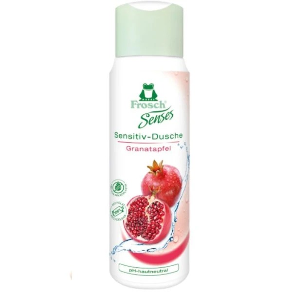 Frosch, delikatny żel pod prysznic, owoc granatu, 300ml
