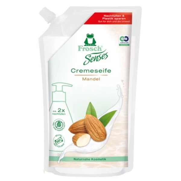 Frosch, kremowe mydło w płynie, migdałowe, zapas, 500ml