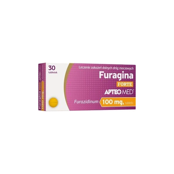 Furagina Forte 100mg, Apteo Med, 30 tabletek