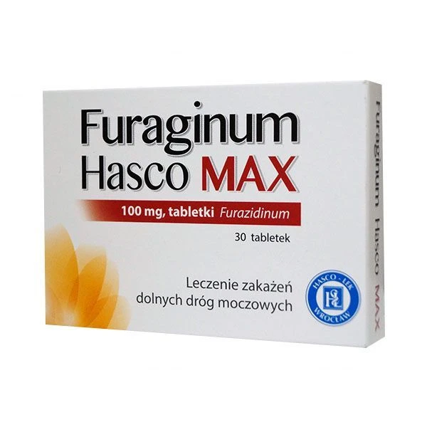 Furaginum Hasco Max 100mg,  30 tabletek