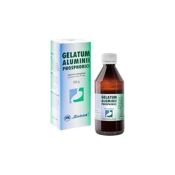Gelatum Aluminii Phosphorici 45mg/g, zawiesina doustna, 250g