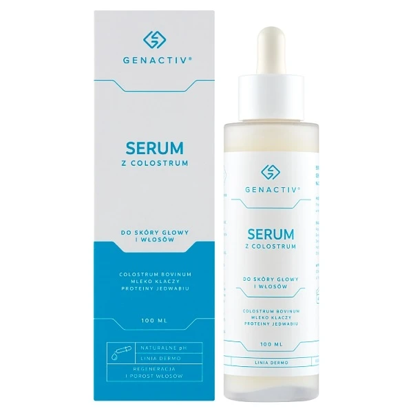 Genactiv Colostrum, serum do skóry głowy i włosów, 100ml