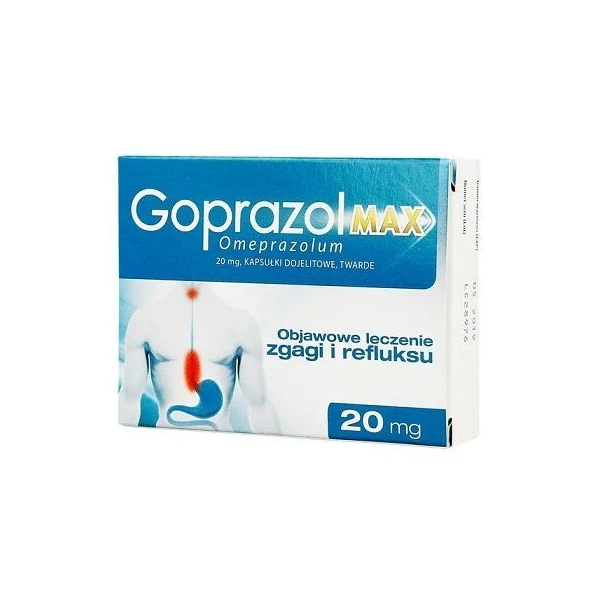 Goprazol Max 20mg, 14 kapsułek