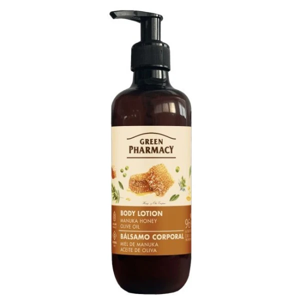 Green Pharmacy, balsam do ciała, miód Manuka i oliwa z oliwek, 400ml