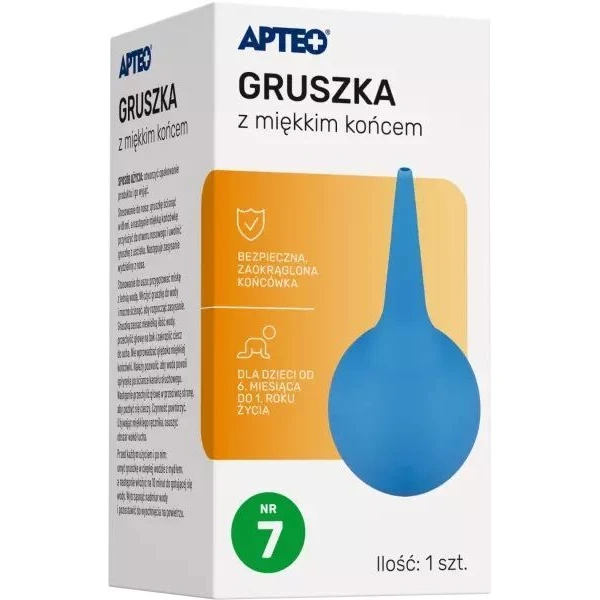 Gruszka z miękkim końcem, Apteo, nr 7, 1 sztuka