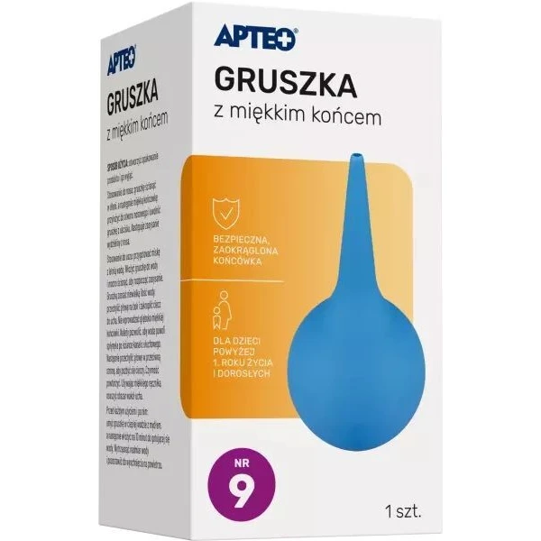 Gruszka z miękkim końcem, Apteo, nr 9, 1 sztuka