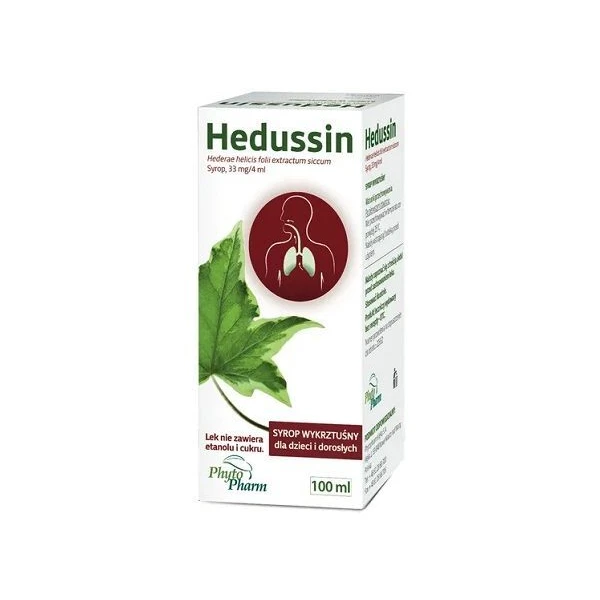 Hedussin 33mg/4ml, syrop wykrztuśny dla dzieci i dorosłych, 100ml
