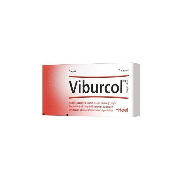 Heel, Viburcol Compositum, czopki doodbytnicze, 12 sztuk
