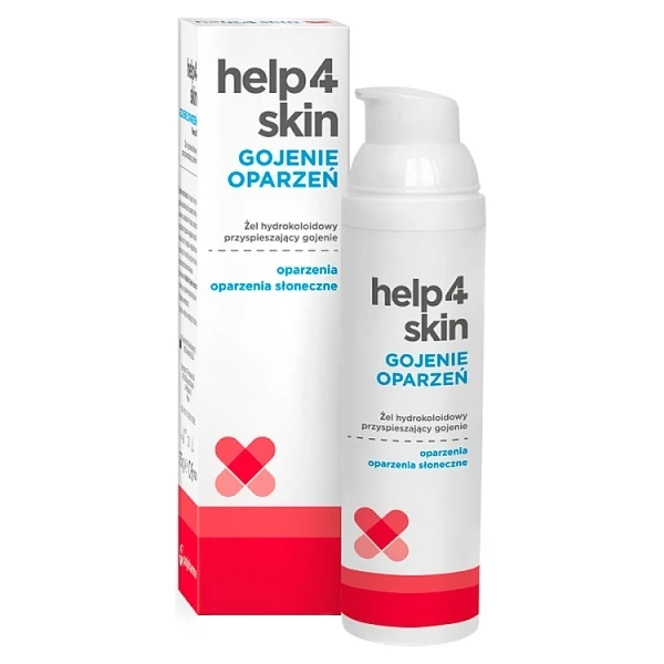 Help4Skin Gojenie Oparzeń, żel hydrokoloidowy przyspieszający gojenie, 75g