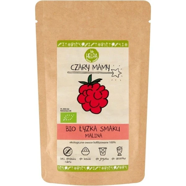 Helpa Czary Mamy, Bio Łyżka Smaku, malina, 40g