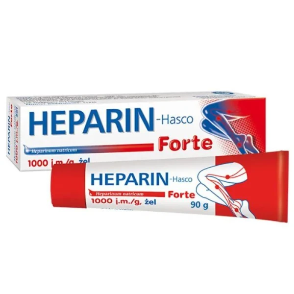 Heparin Hasco Forte 1000j.m./g, żel, 90g