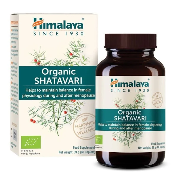 Himalaya Organic Shatavari, 60 tabletek