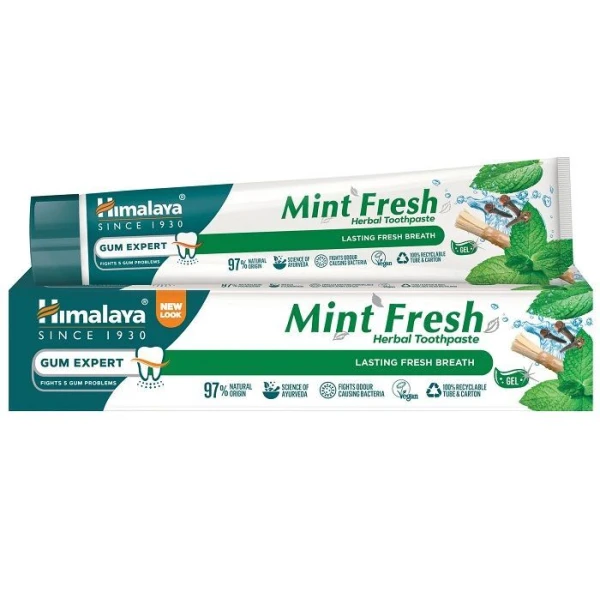 Himalaya, pasta do mycia zębów, Mint Fresh, bez fluoru, 75ml