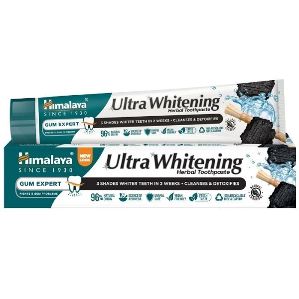 Himalaya, pasta do mycia zębów, Ultra Whitening, bez fluoru, 75ml