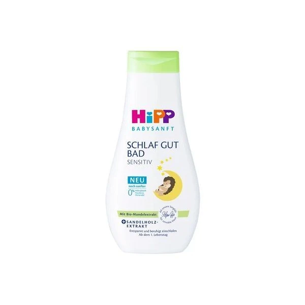 Hipp Babysanft Sensitive, płyn do kąpieli na dobranoc, od urodzenia, 350ml