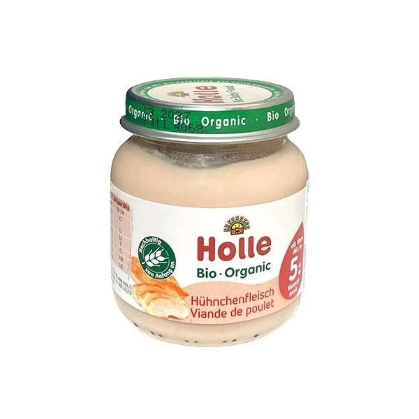 Holle, mięso kurczaka, Bio, po 5 miesiącu, 125g