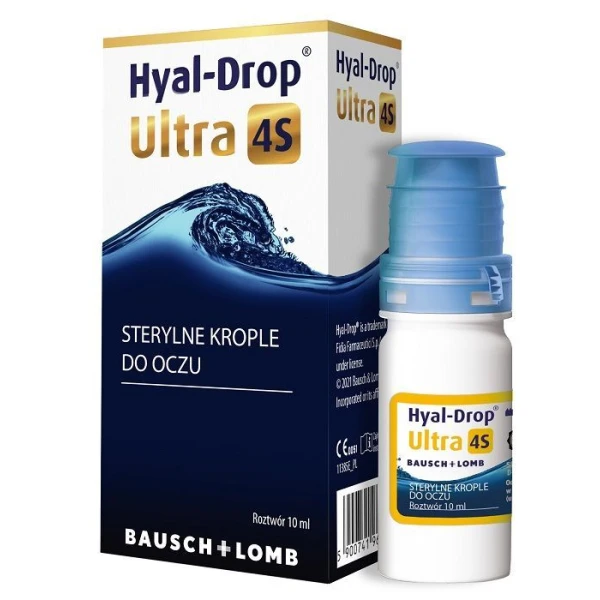 Hyal-Drop Ultra 4S, krople do oczu intensywnie nawilżające, 10ml