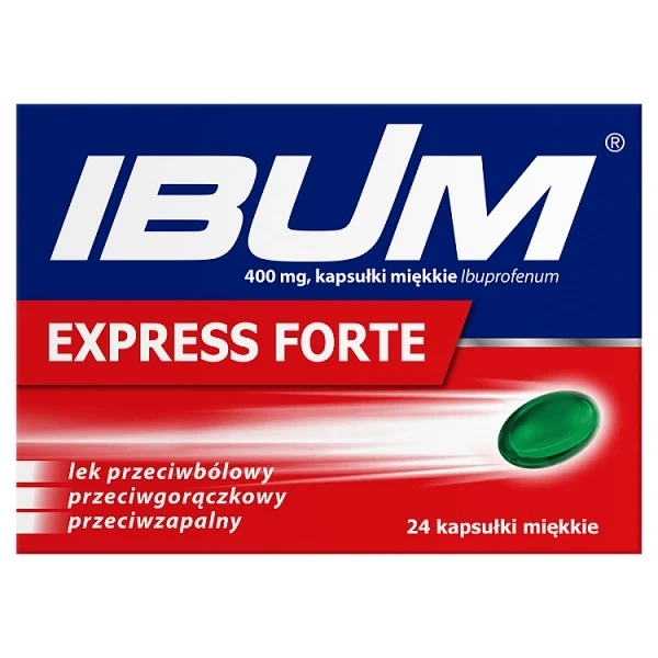 Ibum Express Forte 400mg, 24 kapsułki