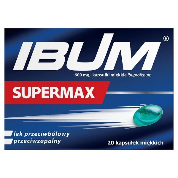 Ibum Supermax 600mg, 20 kapsułek