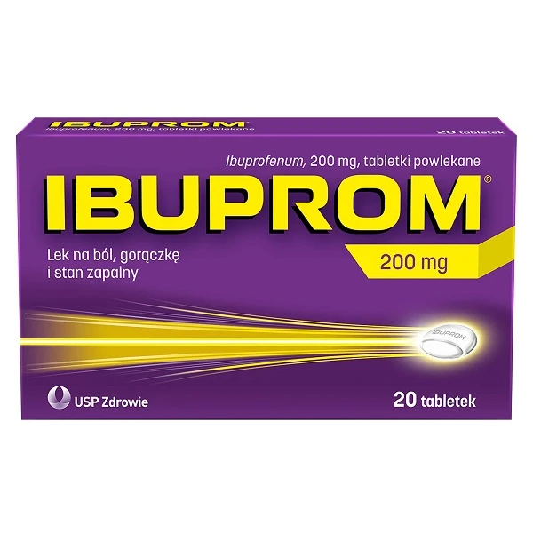 Ibuprom 200mg, 20 tabletek