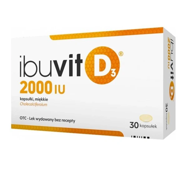 Ibuvit D3 2000 j.m., 30 kapsułek