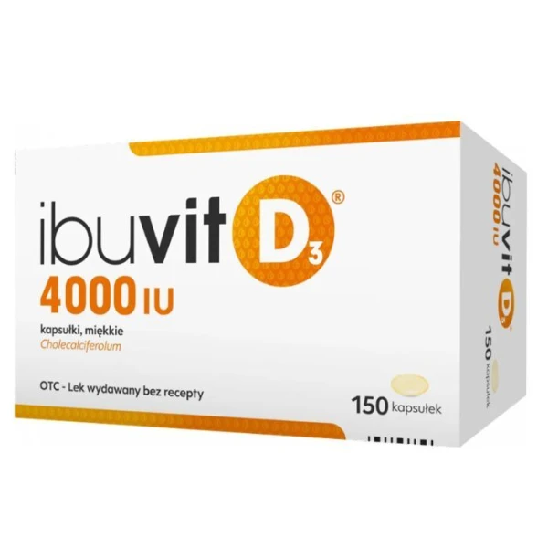 Ibuvit D3 4000 j.m., 150 kapsułek
