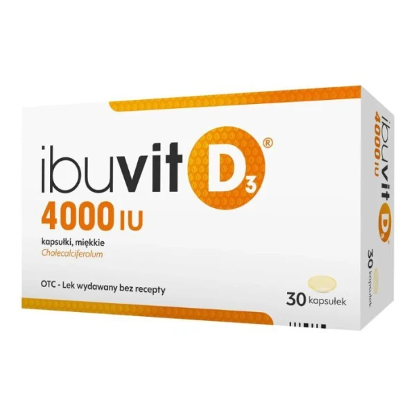 Ibuvit D3 4000 j.m., 30 kapsułek