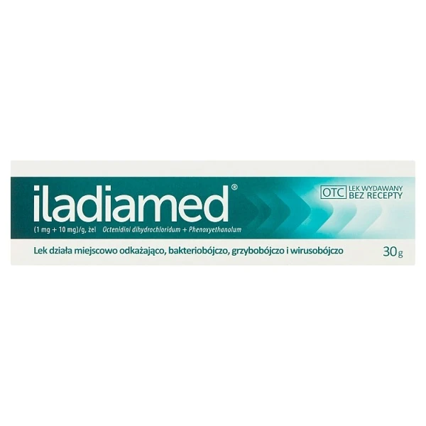 Iladiamed (1mg+10mg)/g, żel, 30g