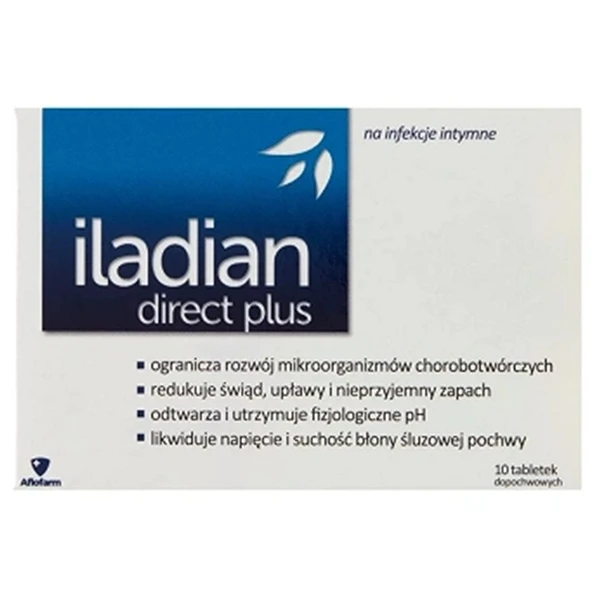 Iladian Direct Plus, 10 tabletek dopochwowych