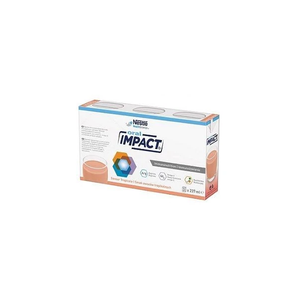 Impact Oral produkt odżywczy, smak owoców tropikalnych, 3x237ml