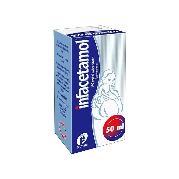 Infacetamol 100mg/ml, roztwór doustny, 50ml