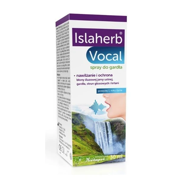 Islaherb Vocal, spray do gardła, po 1 roku życia, 30ml