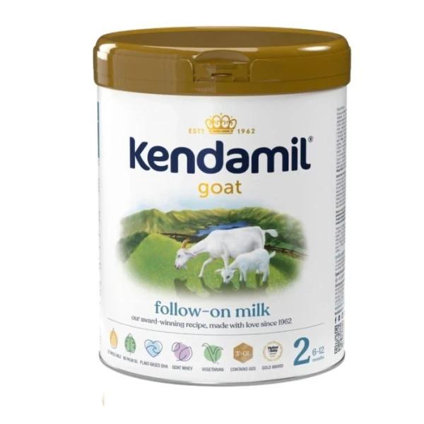 Kendamil Goat 2, mleko następne kozie, dla niemowląt po 6 miesiącu życia, 800g
