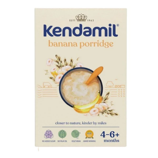 Kendamil, mleczna kaszka z bananem, po 4 miesiącu, 150g