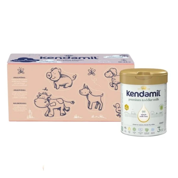 Kendamil Premium 3, formuła na bazie mleka, dla dzieci po 12 miesiącu, 3 x 800g