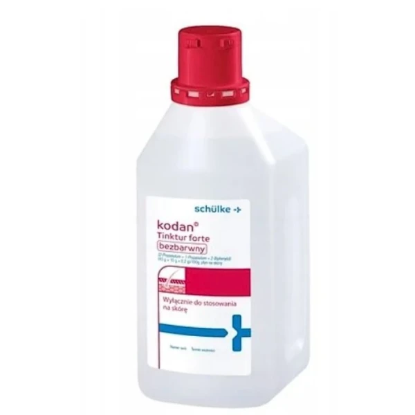 Kodan Tinktur Forte (45g+10g+0,2g)/100g, bezbarwny płyn na skórę, 1000ml