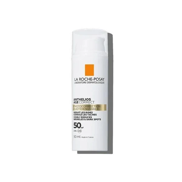 La Roche-Posay Anthelios Age-Correct, lekki krem SPF 50, redukujący zmarszczki i przebarwienia, 50ml