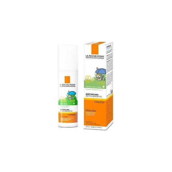 La Roche-Posay Anthelios Dermo-Pediatrics, mleczko ochronne do twarzy i ciała SPF50+, od 6 miesiąca życia, 50ml